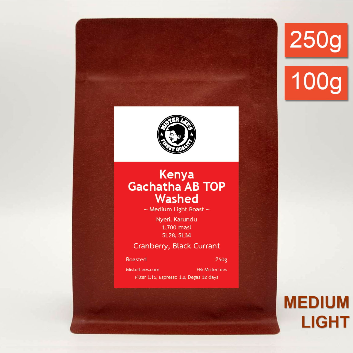 Kenya Gachatha AB Medium Light Red FF0000