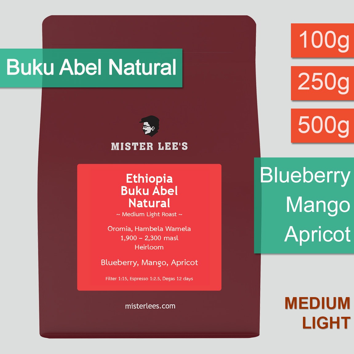 Ethiopia Guji Buku Abel Natural