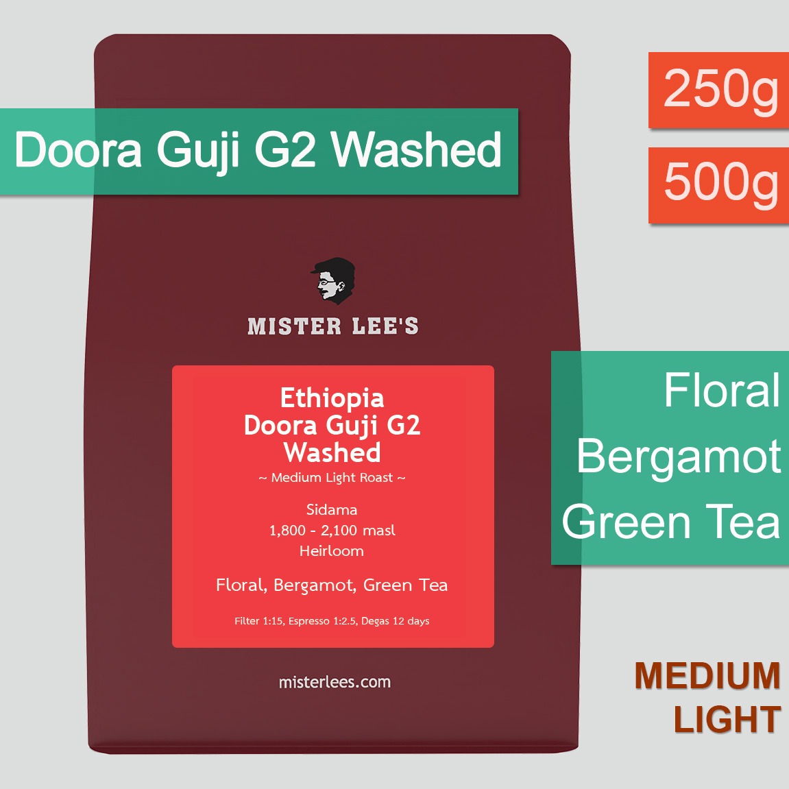 Ethiopia Doora Guji G2 Washed 1 Ethiopia Doora Guji G2 Washed