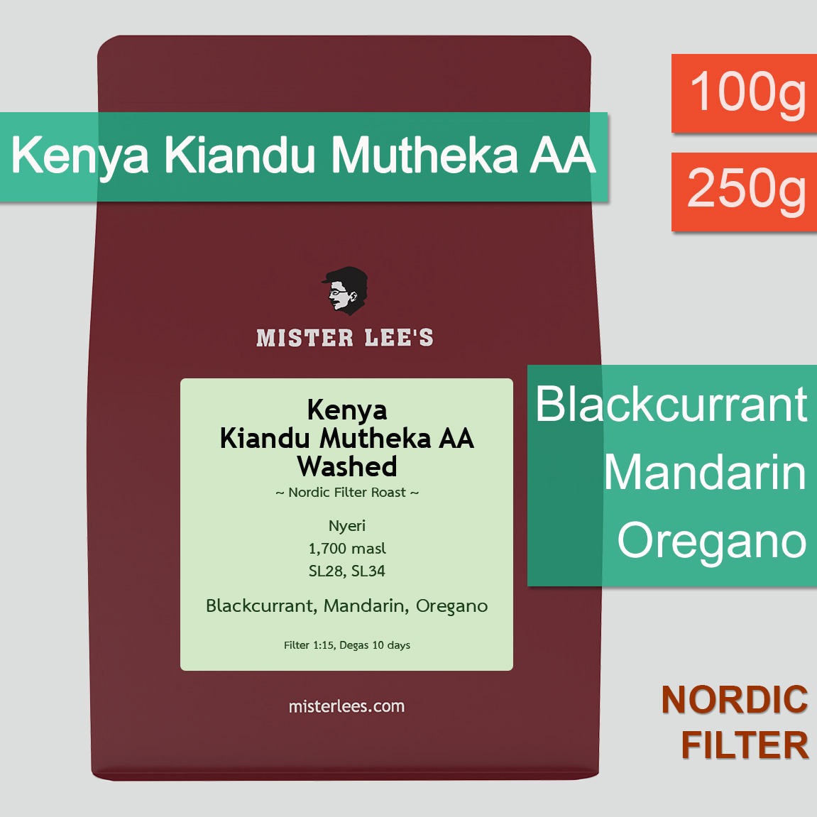Kenya Kiandu Mutheka AA Washed 1 Kenya Kiandu Mutheka AA Washed