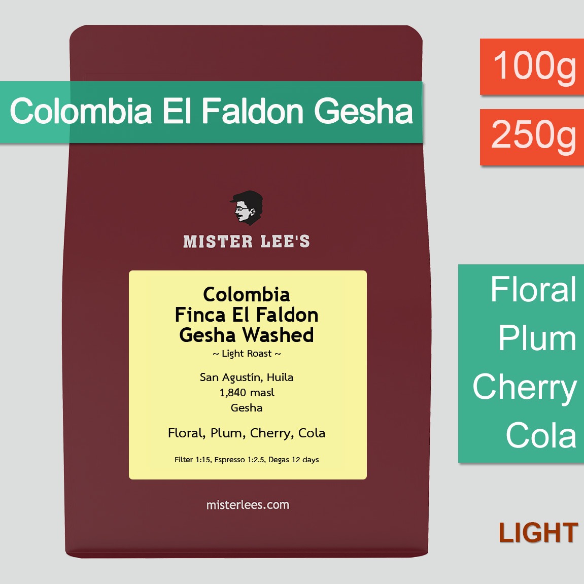 Colombia El Faldon Gesha Washed